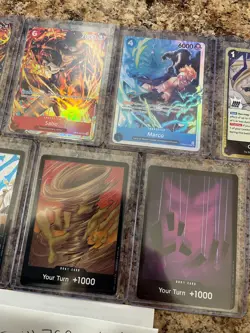 One Piece Card Lot Don! Sabo, Portgas, Marco, Ground Death - Promos Foils OP-14 - Image 5
