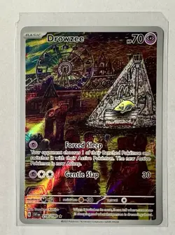 Pokemon Drowzee TCG Holo Illustration Rare Card 210/198 Scarlet & Violet NM/M - Image 1