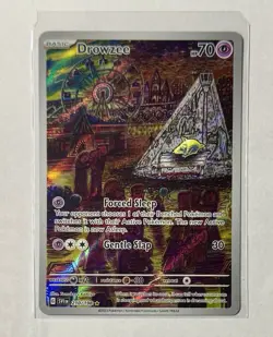Pokemon Drowzee TCG Holo Illustration Rare Card 210/198 Scarlet & Violet NM/M - Image 2