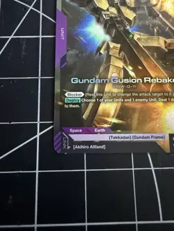 Gundam Gusion Rebake LR - GD02-055 - Dual Impact Gundam TCG Card Game - Image 2