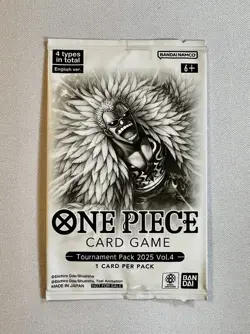 Tournament Pack 2025 Vol. 4 - One Piece Promotion Cards (OP-PR) English x5 - Image 2