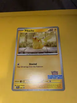Pikachu -214(Illustration Contest 2024) Sv: Scarlet & Violet Promo Cards Regular - Image 1