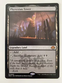 Phyrexian Tower (0303) *Non-Foil* Base Mythic MH3 MTG NM/MT Combined Shipping - Image 1