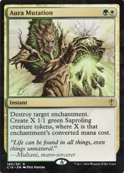 1x Aura Mutation (180) Commander 2016 NM MTG Magic the Gathering x1 MKE - Image 1