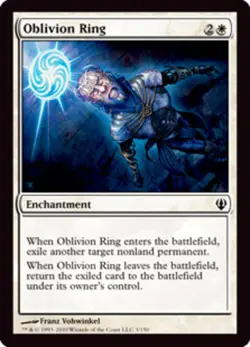 4x Oblivion Ring NM-Mint, English Archenemy MTG Magic - Image 1