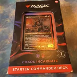 Magic The Gathering MTG Commander Starter Deck: Chaos Incarnate Brand New - Image 1