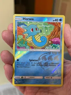 POKEMON HORSEA 15/70 COMMON REVERSE HOLOFOIL DRAGON MAJESTY NM CARD - Image 1