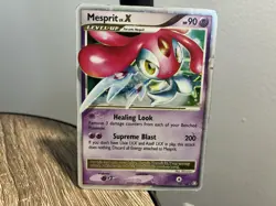 Pokemon TCG Mesprit LV.X Legends Awakened Holo Card 143/146 - Image 1