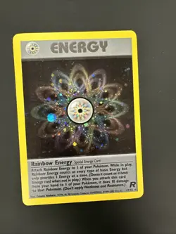 Pokemon TCG Rainbow Energy Holo Rare Card 17/82 Team Rocket Series See Pictures - Image 1