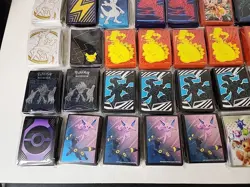 Pokemon Elite Trainer Box & Collection Box Sleeves Mixed Lot Of 51 packs - Image 2