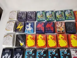 Pokemon Elite Trainer Box & Collection Box Sleeves Mixed Lot Of 51 packs - Image 5