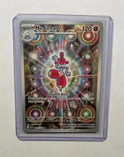 Pokemon Medicham Alt Rare 241/217 Mega Evolutions Ascended Heroes Ready To ship - Image 1