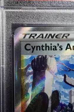 2023 POKEMON SWORD & SHIELD CROWN ZENITH #GG60 FULL ART/CYNTHIA'S AMBITION PSA 9 - Image 2