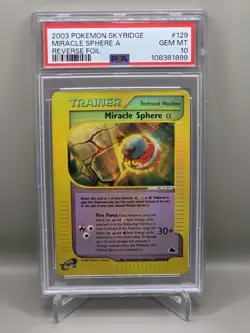 Miracle Sphere α Reverse Foil - PSA 10 LOW POP 11 - Pokemon TCG Skyridge 129/144 - Image 1