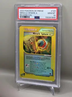 Miracle Sphere α Reverse Foil - PSA 10 LOW POP 11 - Pokemon TCG Skyridge 129/144 - Image 3