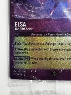 Elsa - The Fifth Spirit 6/P3 - Disney Lorcana Promo Holo Amethyst Rush SEALED - Image 5