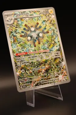 Magneton SVP 159 Black Star Promo Holo Card Surging Sparks, Pokemon TCG Full Art - Image 3