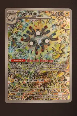 Magneton SVP 159 Black Star Promo Holo Card Surging Sparks, Pokemon TCG Full Art - Image 5
