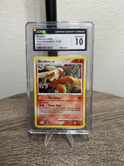 Pokemon Cards Blaziken 1/106 Great Encounters Holo Rare - CGC 10 - Image 1
