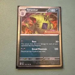 Tyranitar 222/193 Sv02: Paldea Evolved Illustration Rare Holo Pokemon TCG Card - Image 1