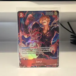 OP01-013 Sanji Alt Art Parallel Art R Card - One Piece Romance Dawn English - Image 1