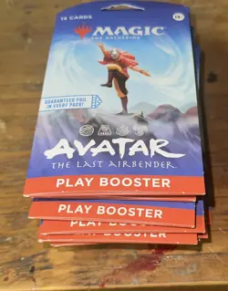 Magic The Gathering Avatar 14-Card Sleeved Play Booster Lot of 12 - Image 2