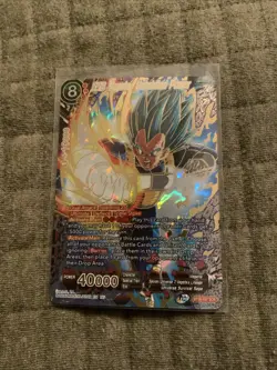 SSB Vegeta Unbridled Power Secret Rare Alt Art Foil Dragon Ball Super Card | NM - Image 1