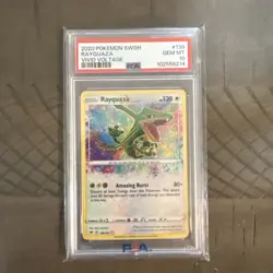 2020 Pokemon Vivid Voltage Rayquaza Amazing Rare Card 138/185 PSA 10 Gem Mint - Image 1