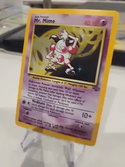 Mr. Mime - 6/64 - Pokemon Jungle Unlimited Holo Rare Card WOTC - Image 2