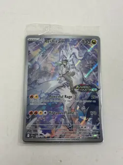 N'S RESHIRAM 167/159 POKEMON JOURNEY TOGETHER HOLO TCG PROMO CARD STAMPED SEALED - Image 1
