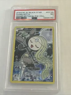 Pokemon TCG Meloetta Black Star Promo XY120 Full Art Ultra Rare Holo Card - Image 1