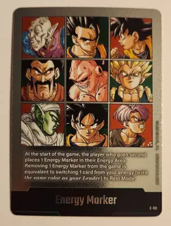 Energy Marker E-89 Silver Manga Booster 02 Dragon Ball Card English - Image 1