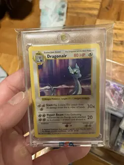 Pokemon TCG Dragonair Base Set Shadowless Card 18/102 NM - Image 1