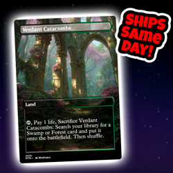Verdant Catacombs - Custom Art Magic: The Gathering Playtest Card - Commander - Image 1