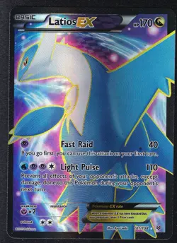 Latios EX (101/108) XY Roaring Skies Full Art Ultra Rare Pokemon Card - Image 1