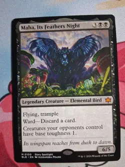 Maha, It Feathers Night Mtg Magic The Gathering Bloomburrowq - Image 1