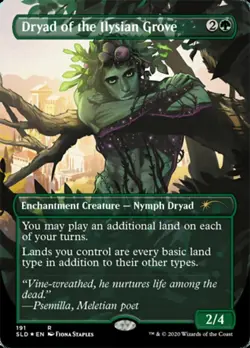 Dryad of the Ilysian Grove - Foil x1 - Secret Lair Drop Series - NM-Mint, Englis - Image 1