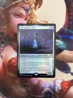 NM The Reality Chip Kamigawa Neon Dynasty NEO 074/302 Foil - Image 1