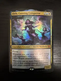Alela, Cunning Conqueror Commander: Wilds of Eldraine Foil - Image 1