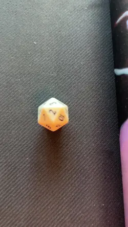 MTG Magic D20 Spindown White Dice Beatdown Black Lotus Die Life Counter - Image 2