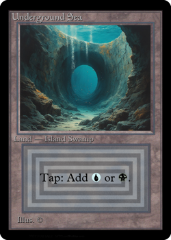 Original Dual Lands - Set of 10 Custom Art / Playtest for MTG / Magic Commander - Image 1