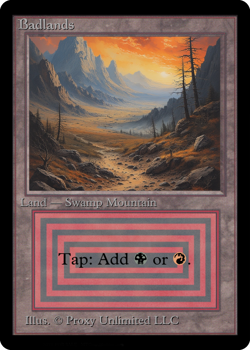 Original Dual Lands - Set of 10 Custom Art / Playtest for MTG / Magic Commander - Image 2