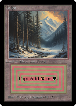 Original Dual Lands - Set of 10 Custom Art / Playtest for MTG / Magic Commander - Image 5