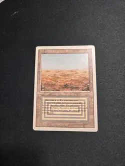 Scrubland Dual Land Revised 3rd Edition Magic The Gathering LP - Image 1