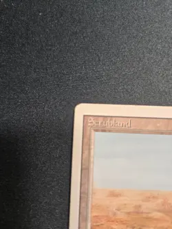 Scrubland Dual Land Revised 3rd Edition Magic The Gathering LP - Image 5