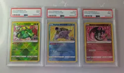 Pokemon Go Radiant Charizard 9 Blastoise 10 Venusaur 9 PSA Graded - Image 1