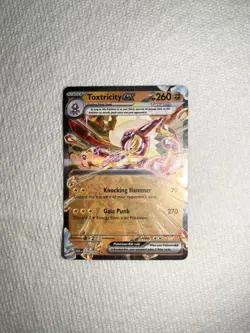 Toxtricity ex - 100/182 - Pokemon Paradox Rift Ultra Rare Card NM - Image 1