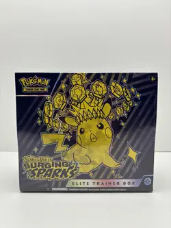 Pokemon TCG Scarlet & Violet Surging Sparks Sealed Elite Trainer Box ETB - Image 1