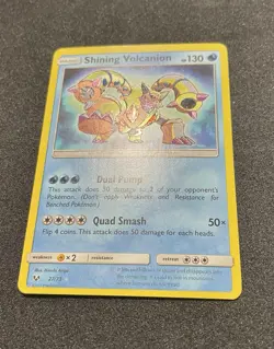 Pokemon Shining Volcanion Shining Legends 27/73 *LP* SM Shiny Holo Rare - Image 3
