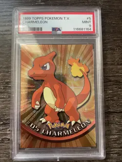 1999 Topps Pokemon TV Charmeleon Foil PSA 9 - Image 1